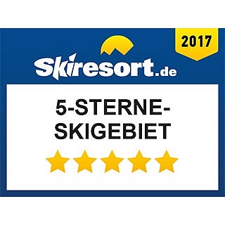 Auszeichung als 5 Sterne Skigebiet 