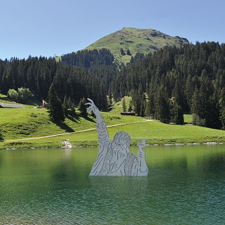 Il gigante del lago Filzalmsee