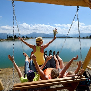 TOUR 4 Wanderung zu den Ruheplatzln am Speichersee Hohe Salve