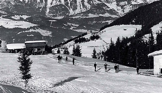 Anfänge der Bergbahn Söll