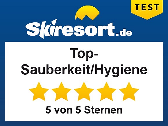 Skiresort Auszeichnung: Top Sauberkeit und Hygiene