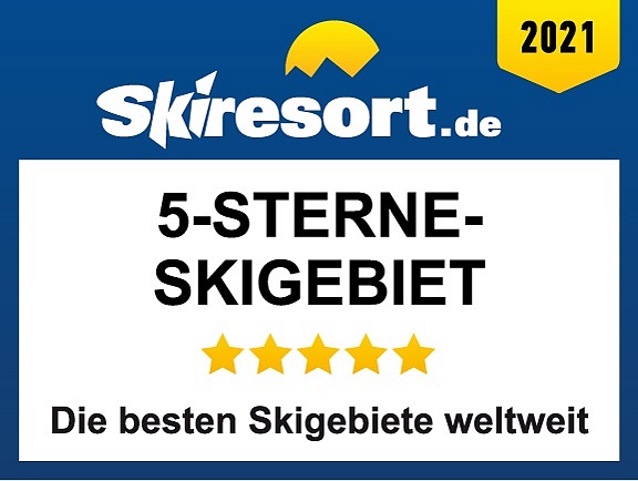 Skiresort Auszeichnung: 5 Sterne Skigebiet 