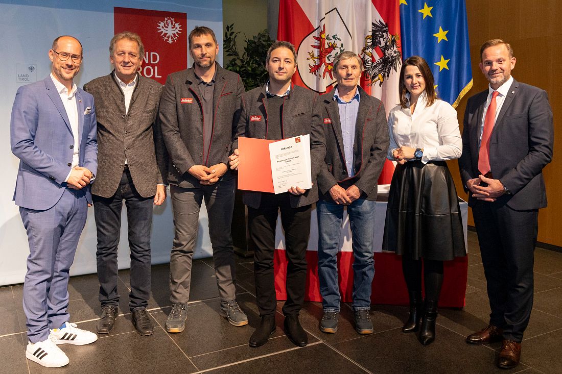 Ausgezeichneter Tiroler Lehrbetrieb BBWK