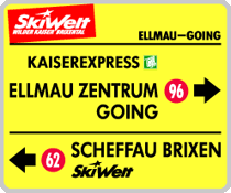 SkiWelt Pistentafel