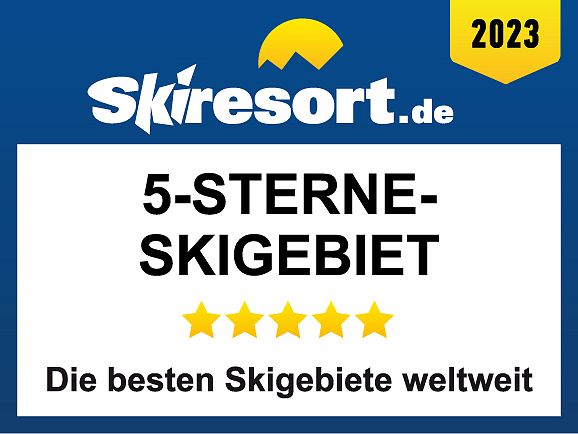 Skiresort Auszeichnung: 5 Sterne Skigebiet 