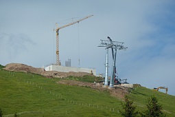 Neubau Jochbahn - schnellste 8er Sesselbahn der Welt